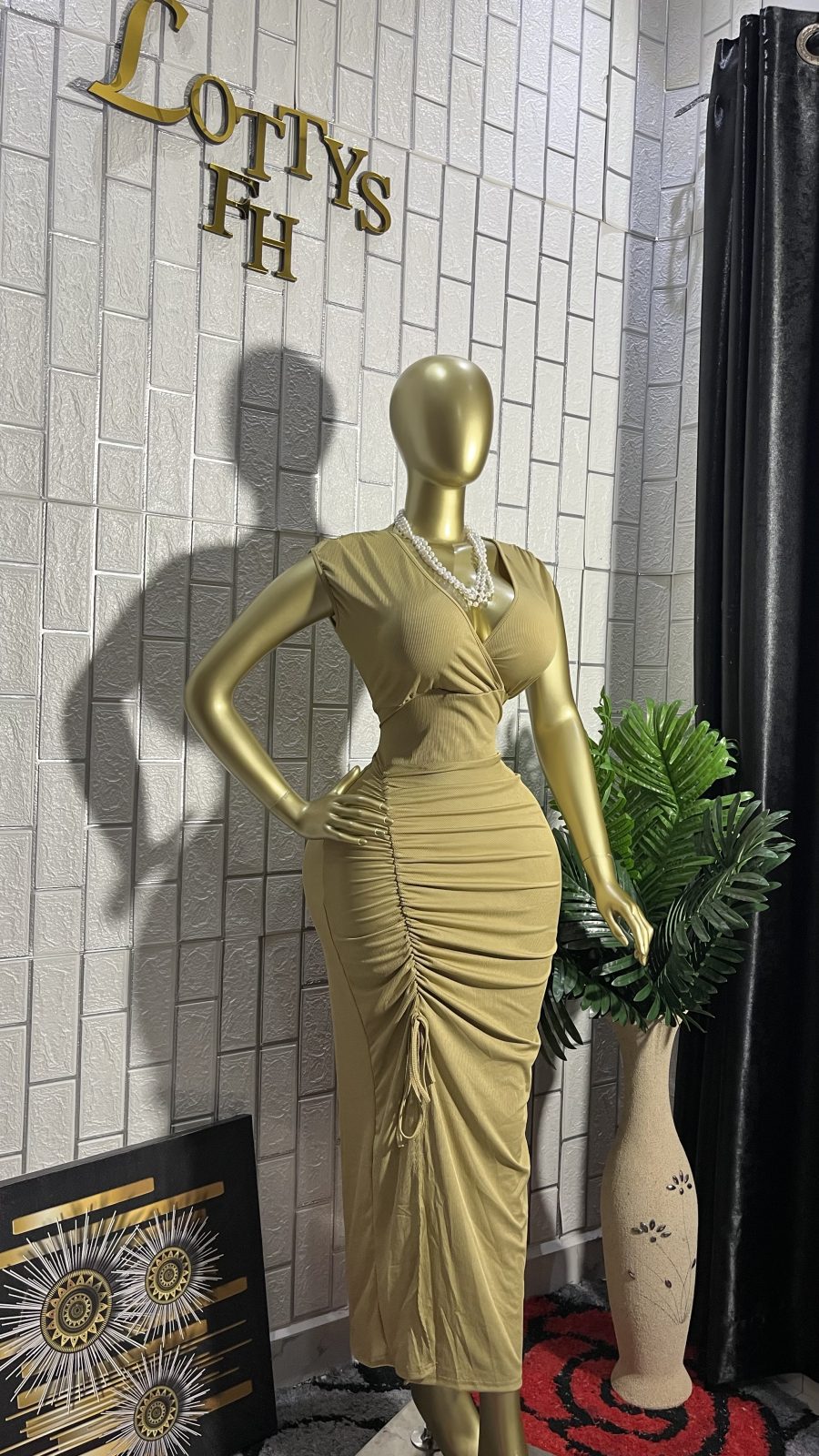 The HONEY GODDESS Ruched Dress