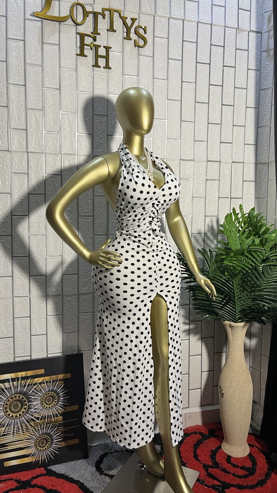 The POLKA ROSE  Dress
