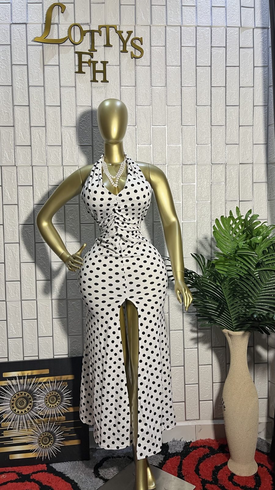 The POLKA ROSE  Dress