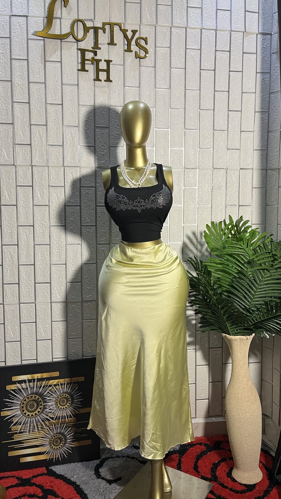 Satin skirt 6