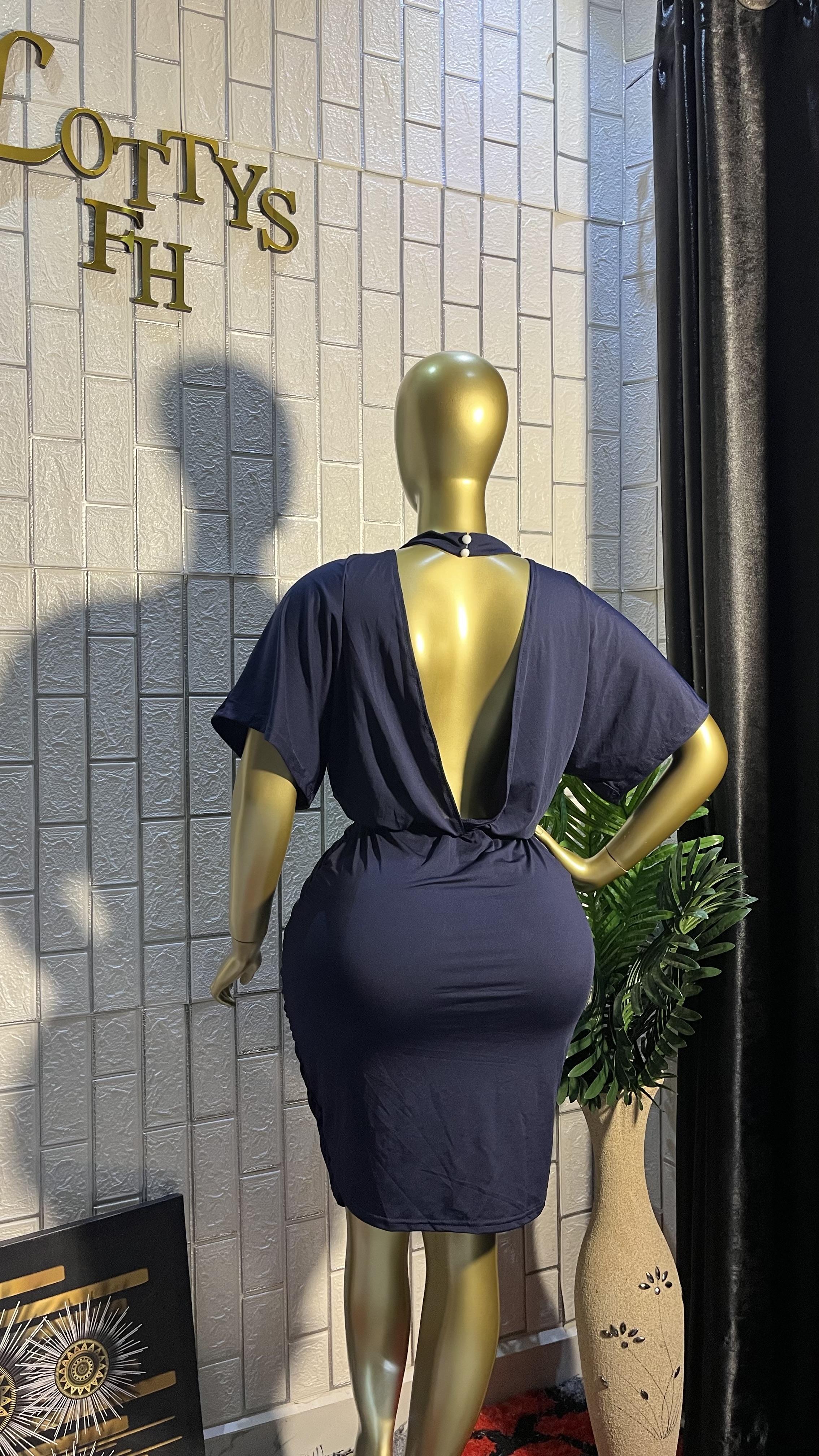 The boss babe rushed midi
