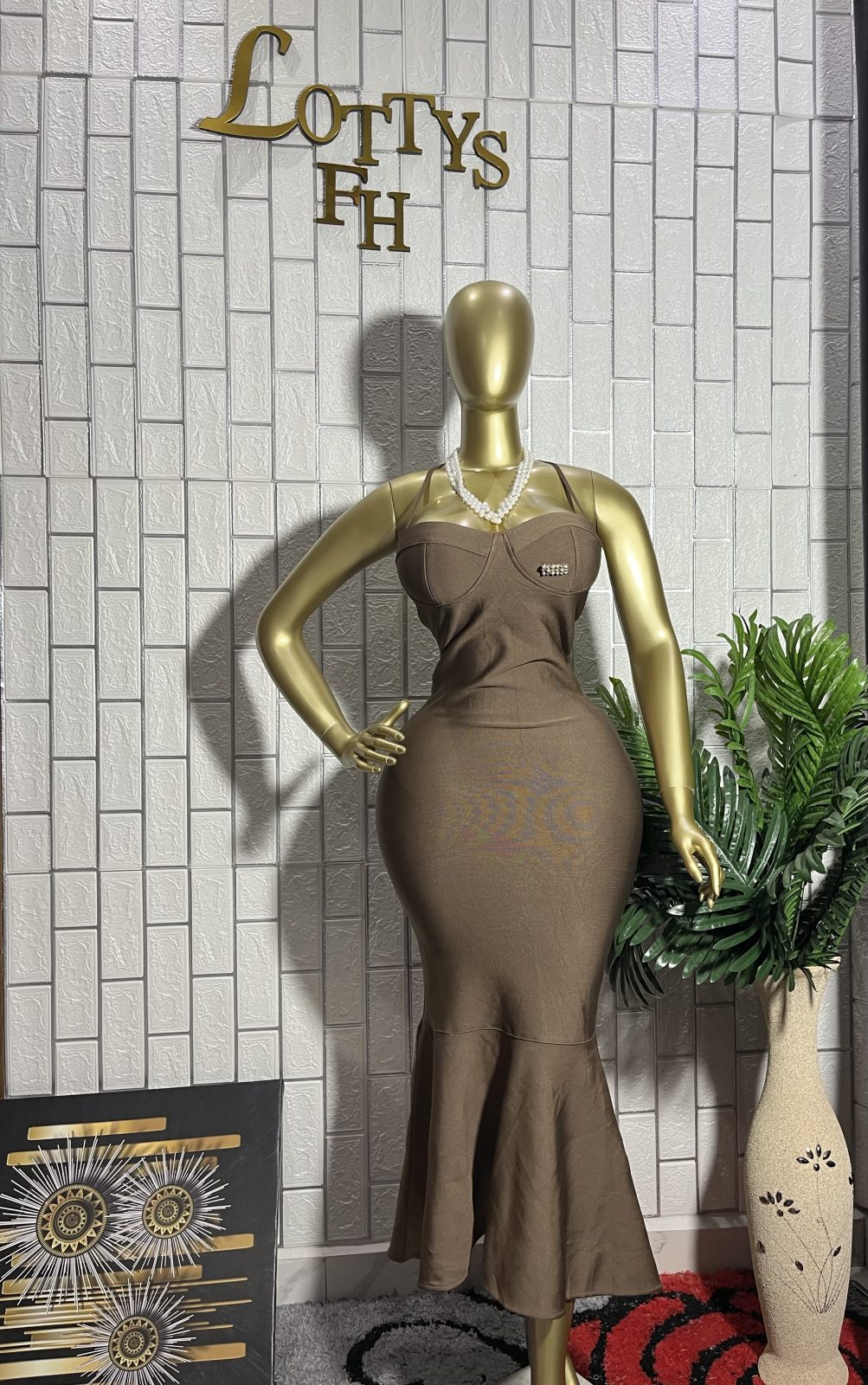 The COCOA MERMAID BANDAGE Dress