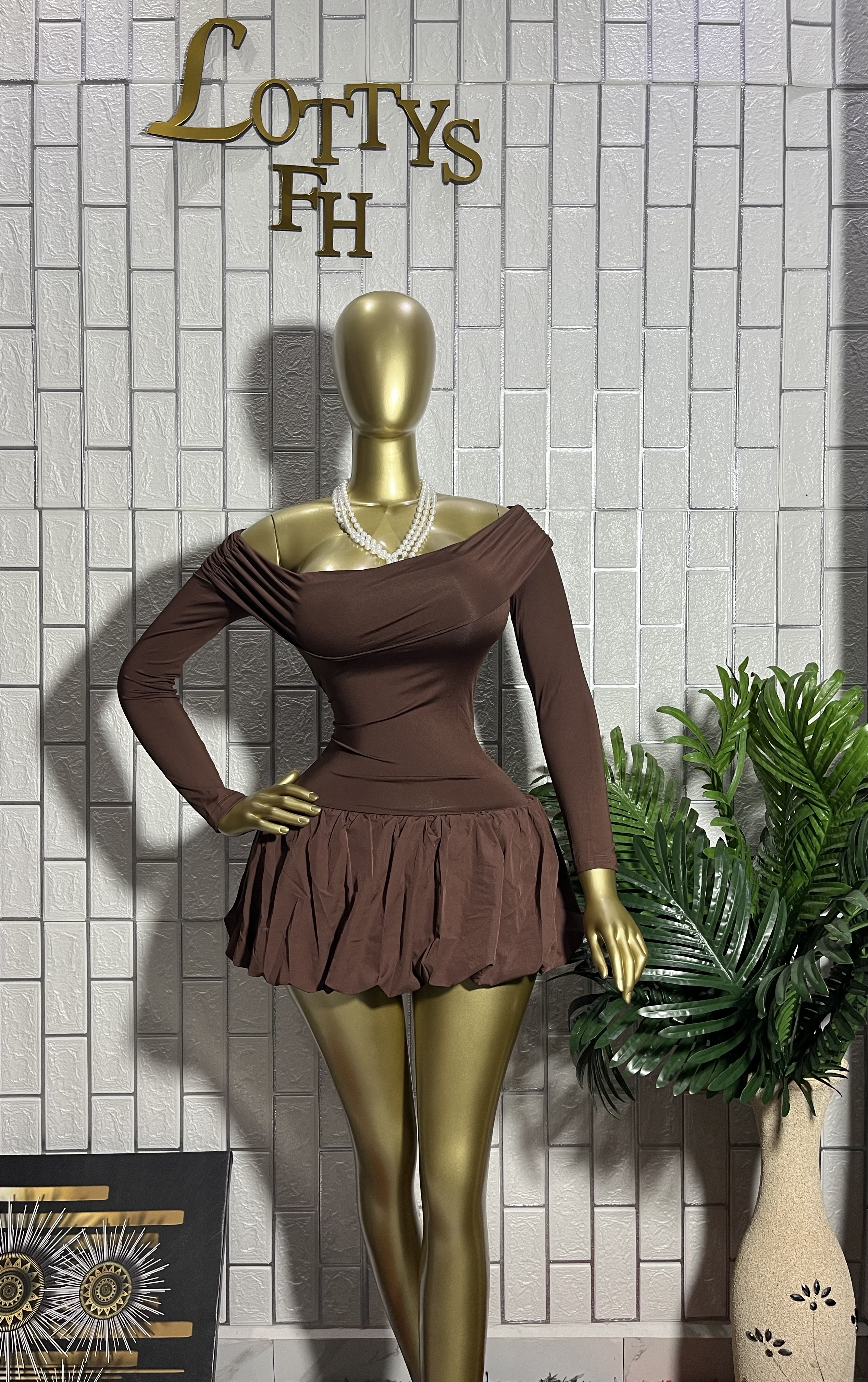 The COCOA PUFF Bubble Dress