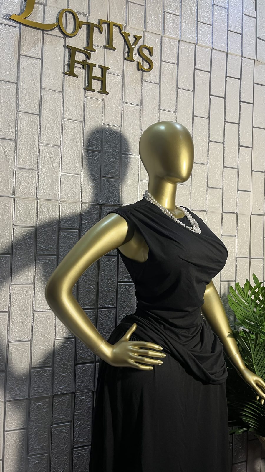 The BLACK DRAPE Luxe Maxi Dress