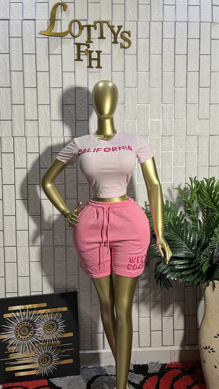 The CALI BABE West Coast Shorts Set