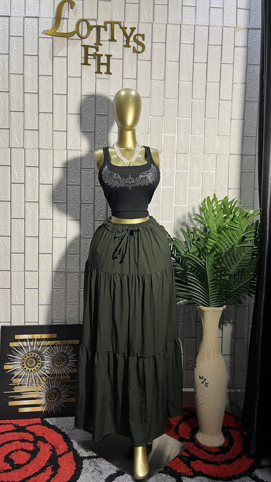 The ARMY GODDESS Maxi Skirt