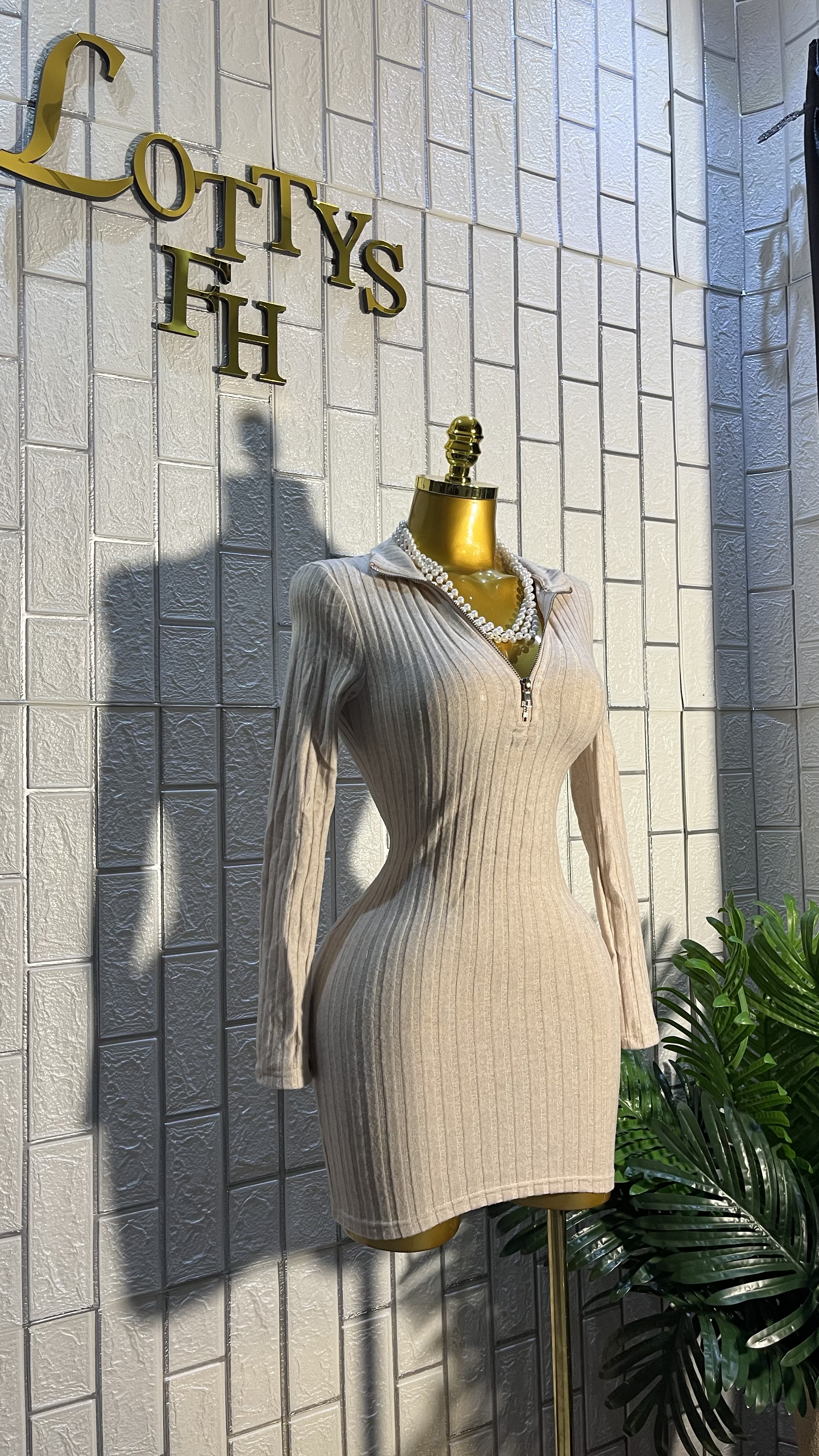 The Zip & Snatch Knit Dress