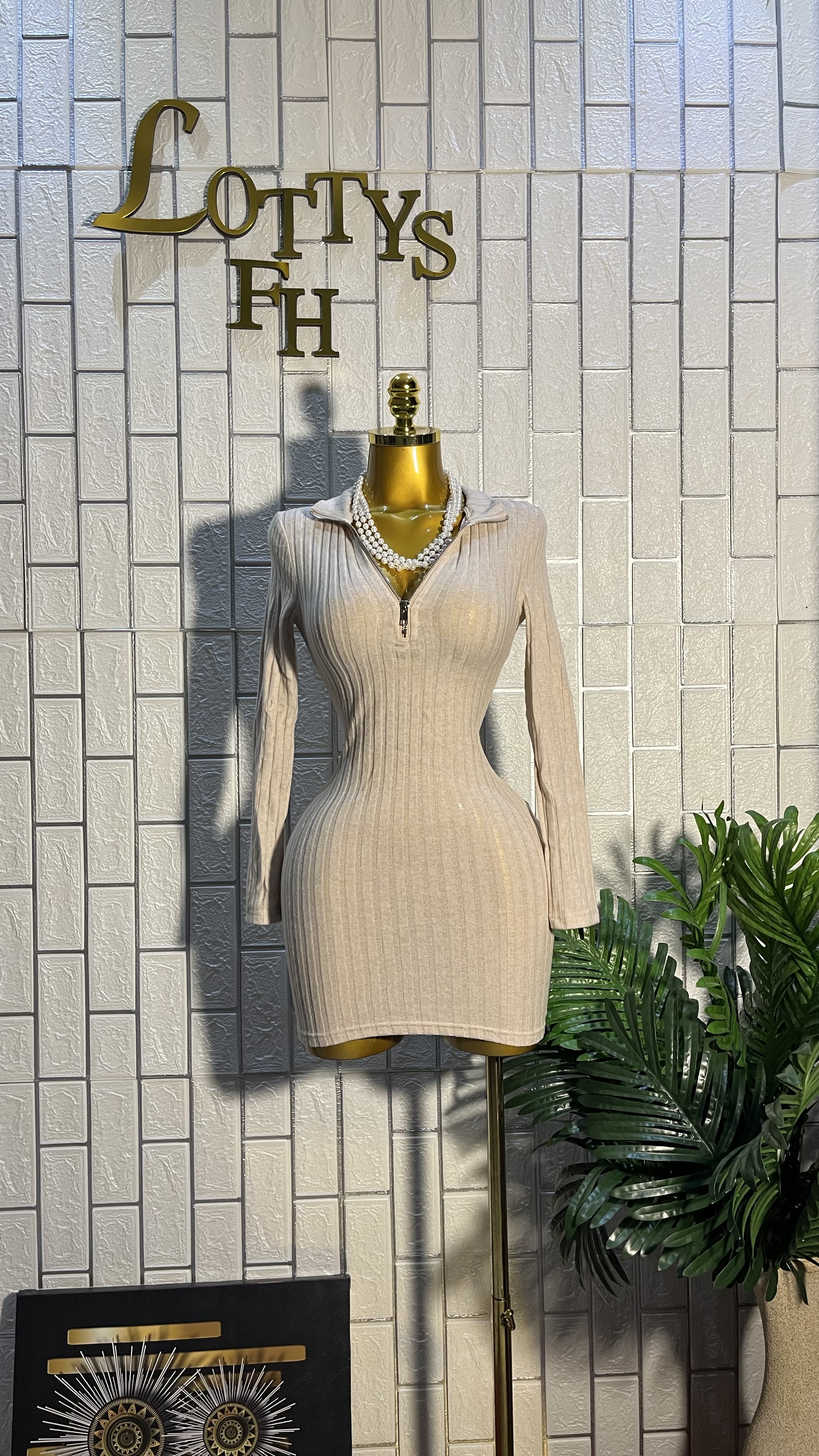 The Zip & Snatch Knit Dress