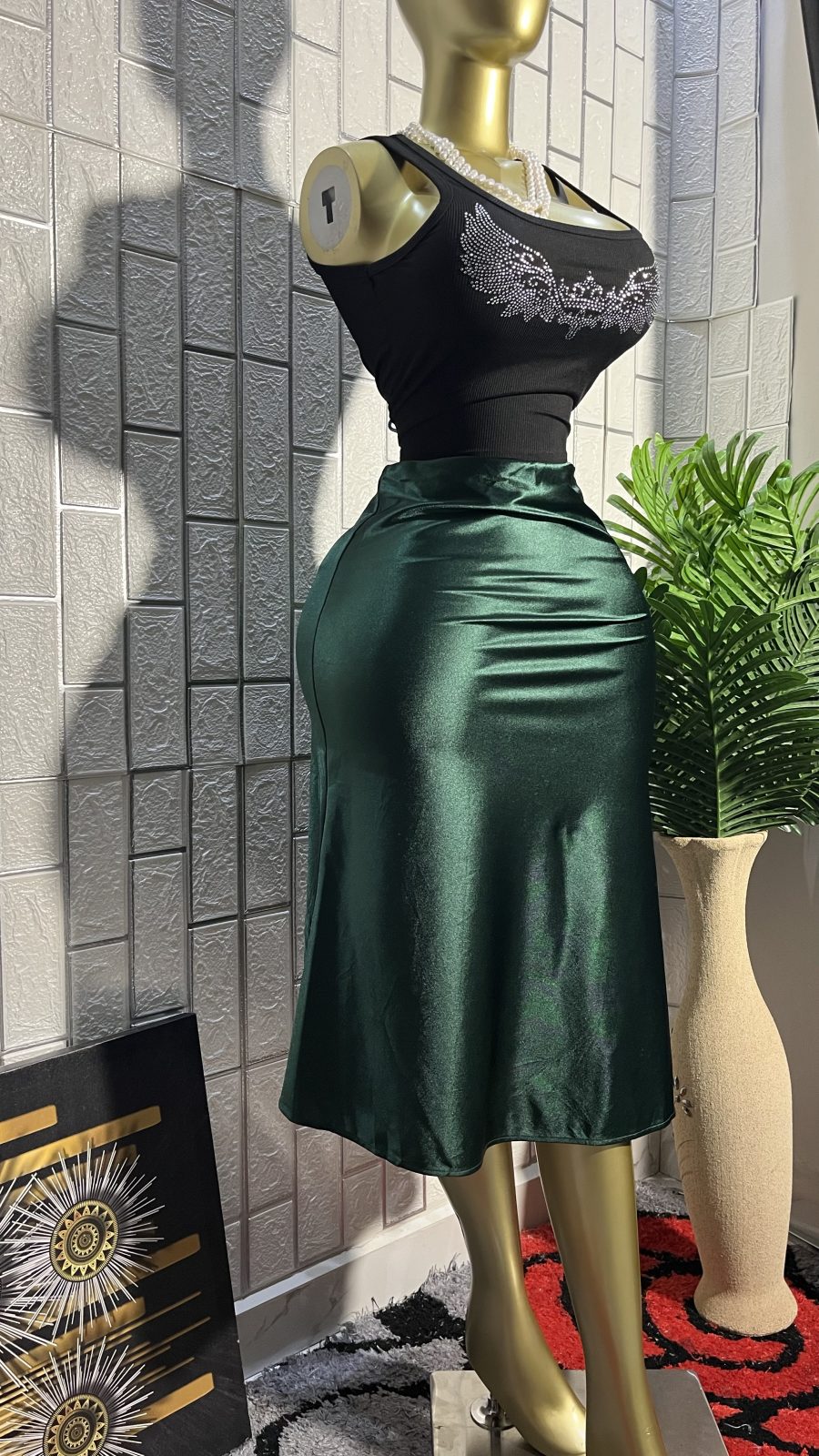 Satin skirt 7