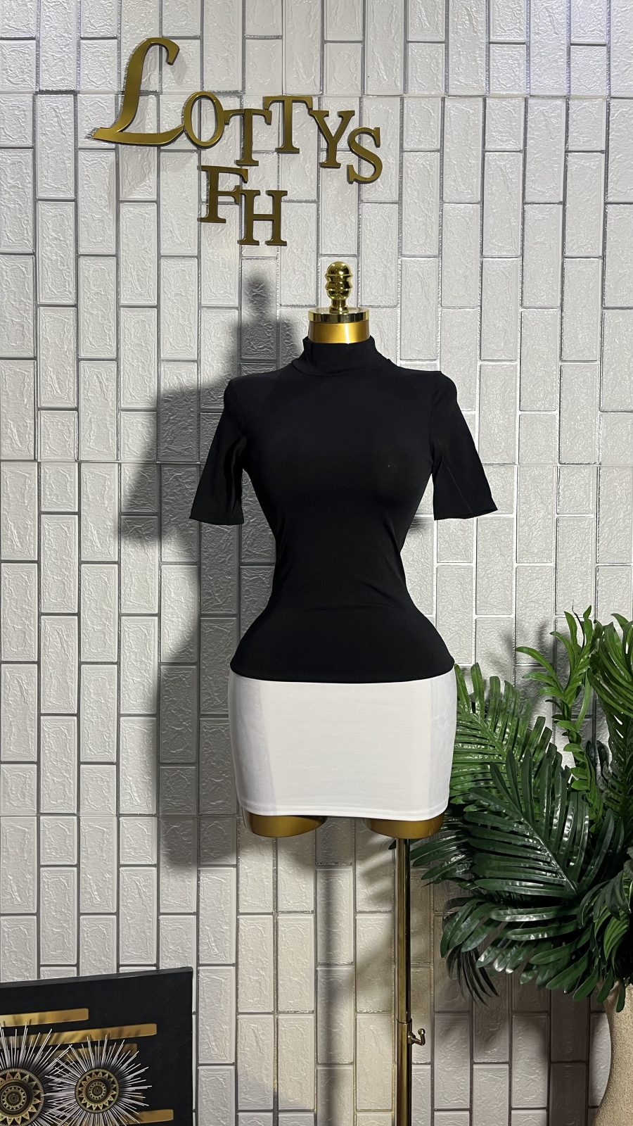 The BLACK CHIC Turtle Neck Top