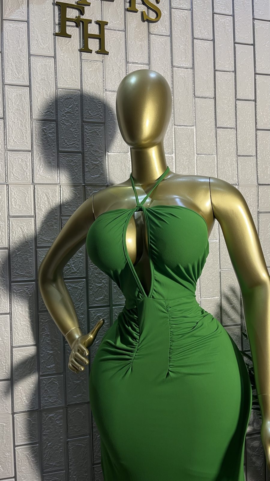 The GREEN GODDESS Maxi Dress