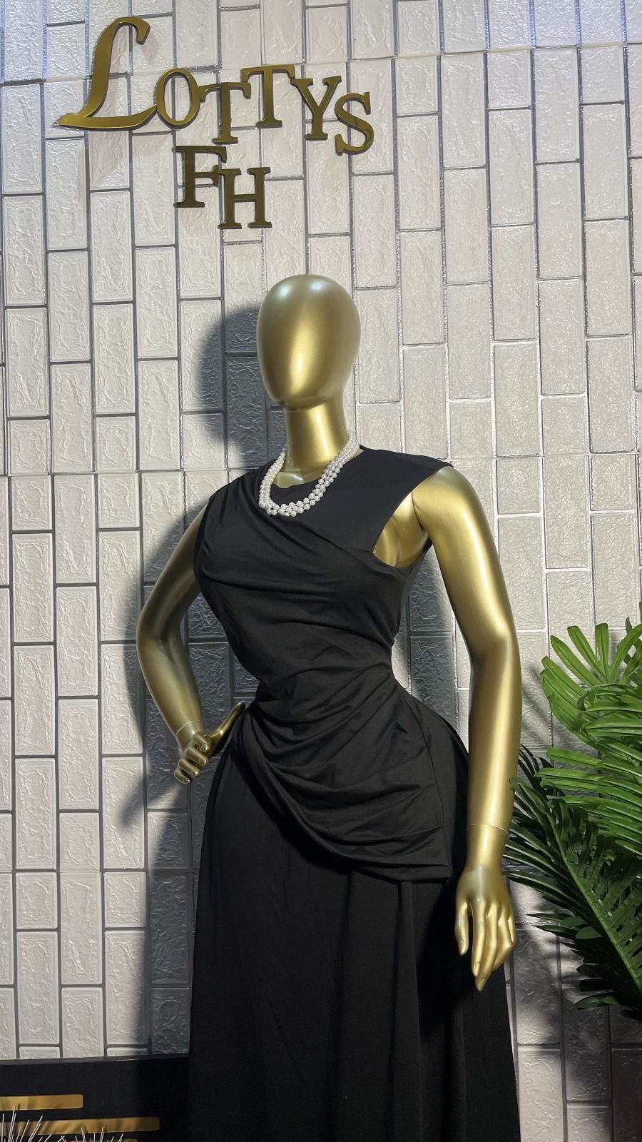 The BLACK DRAPE Luxe Maxi Dress