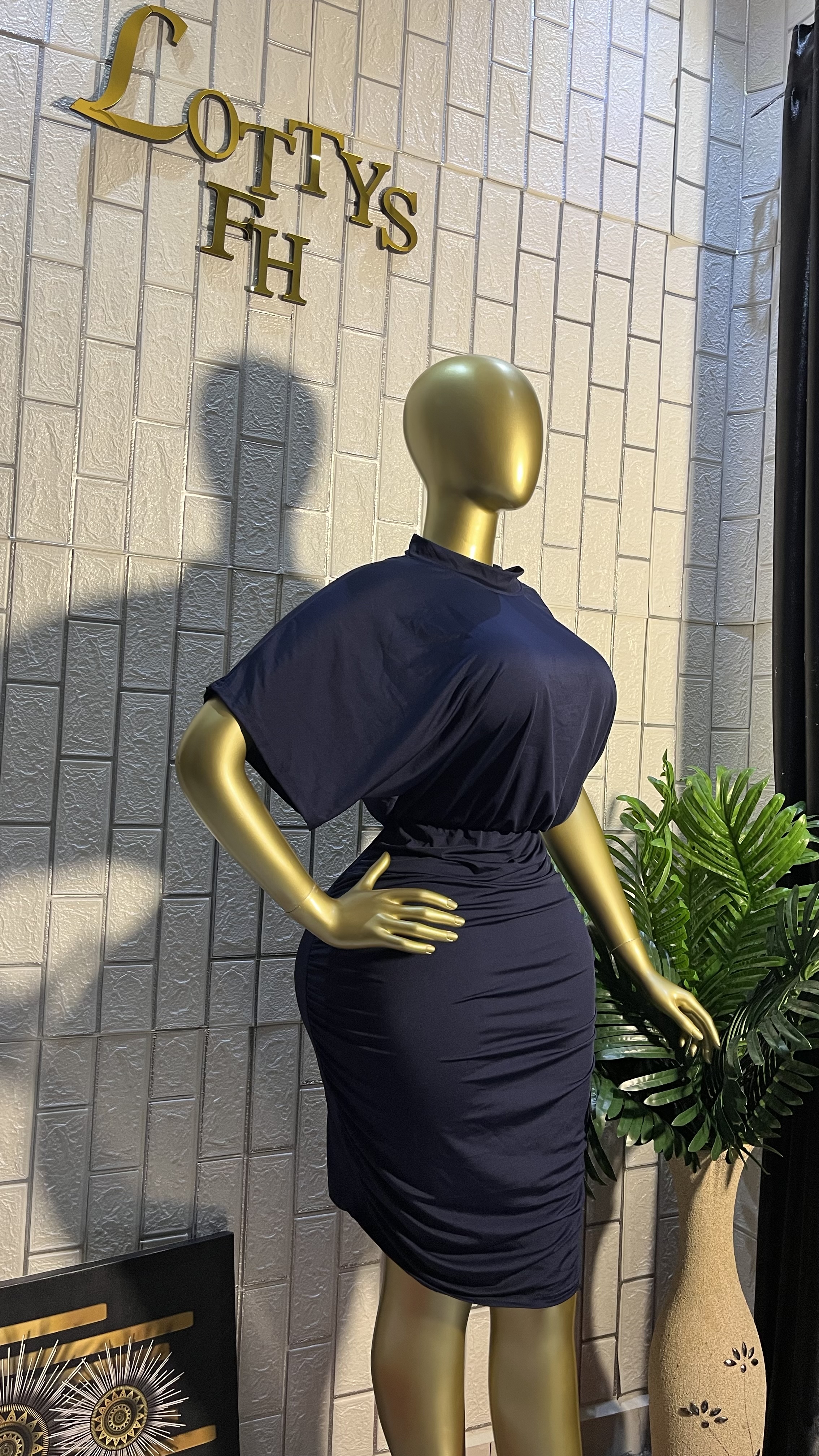 The boss babe rushed midi