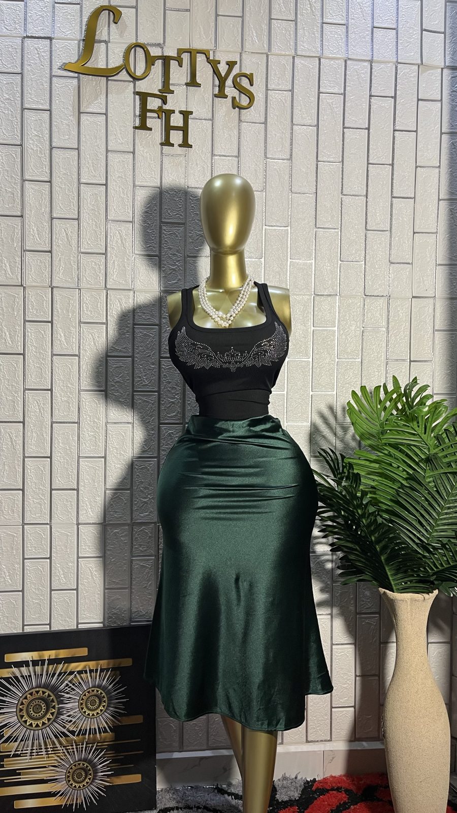 Satin skirt 7