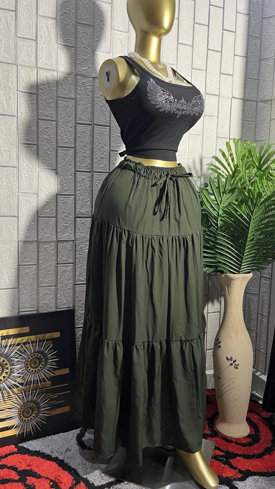 The ARMY GODDESS Maxi Skirt